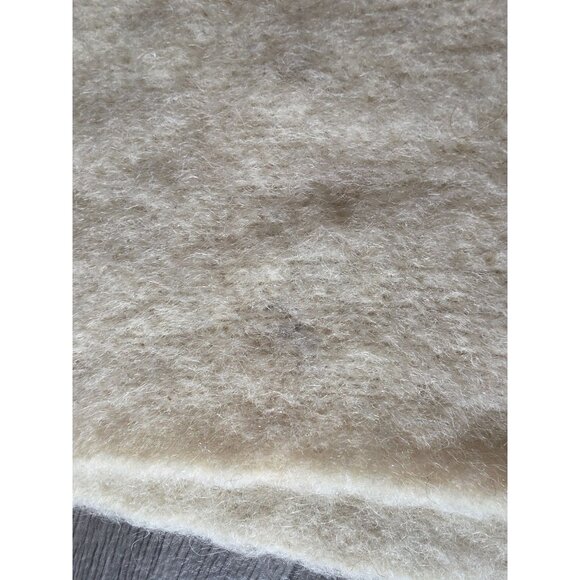 Vintage Hand-Knitted Wool & Mohair Striped Scarf - Picture 5 of 8